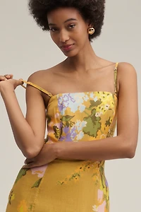 Lovaan Phillipa Linen Midi Dress