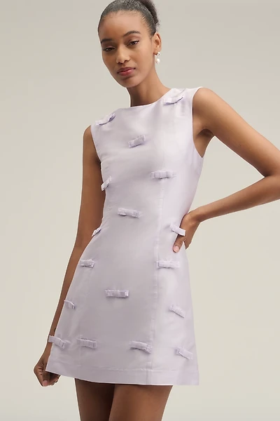Lovaan Helena Bow Mini Dress