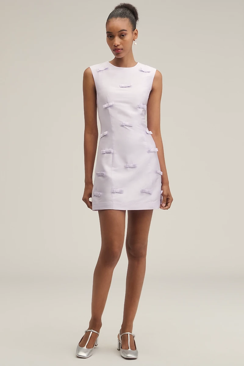 Lovaan Helena Bow Mini Dress