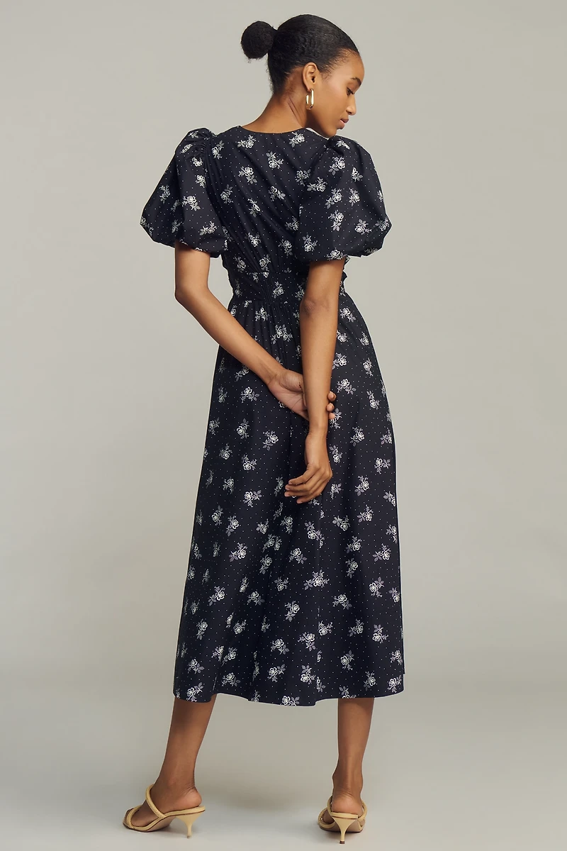 Lovaan Devon Bow Midi Dress