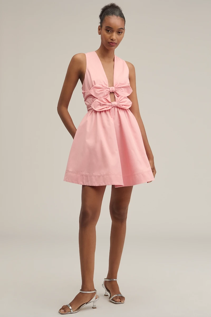 Lovaan Delilah Bow Mini Dress