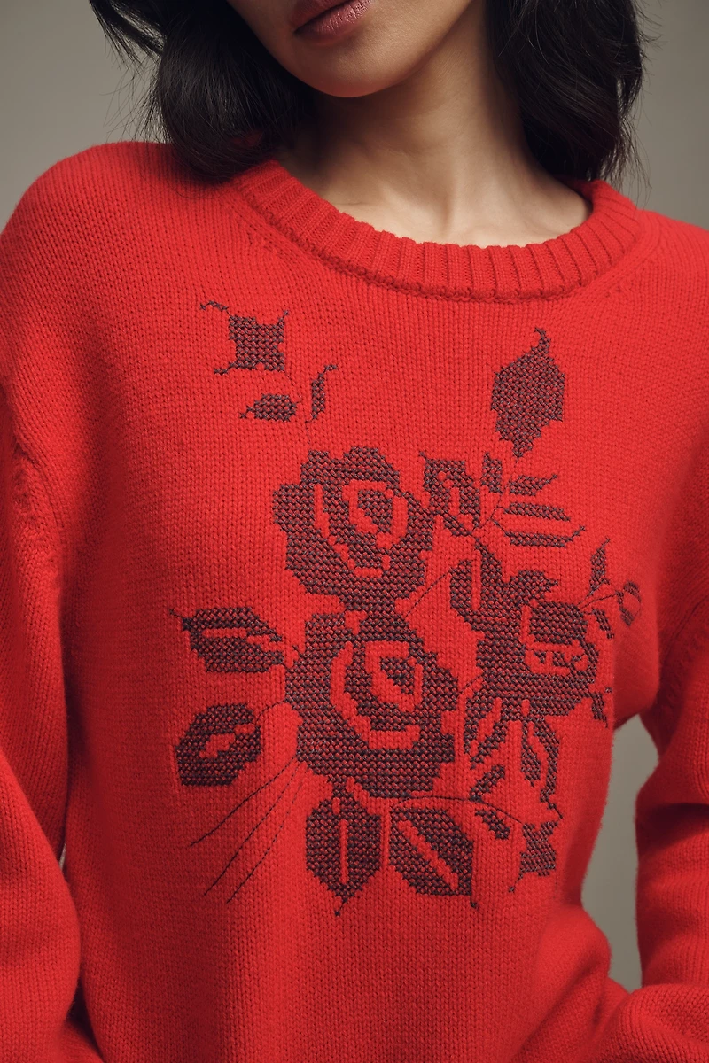 Lovaan Merino Wool Eloise Pullover Sweater