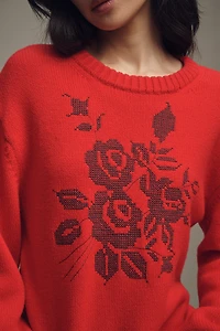 Lovaan Merino Wool Eloise Pullover Sweater