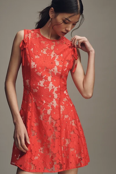 Lovaan Audrey Lace Mini Dress