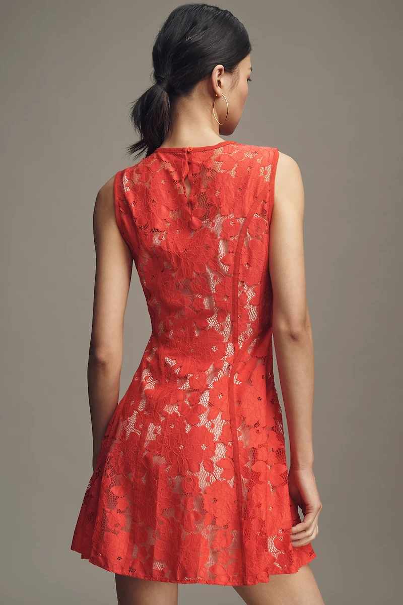 Lovaan Audrey Lace Mini Dress