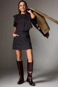 Lovaan Nina Linen Mini Skirt