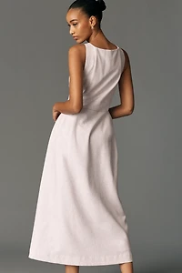 Lovaan Jolene Cape Midi Dress