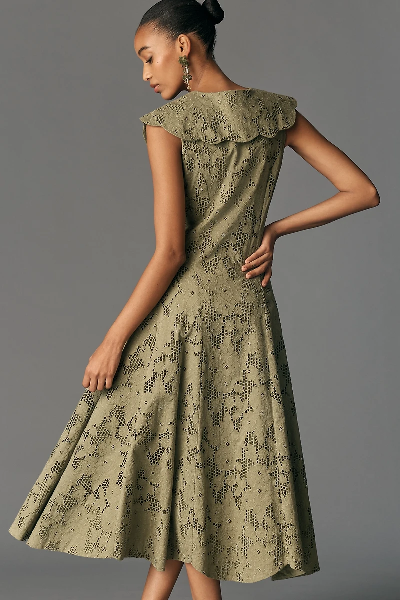 Lovaan Rhia A-Line Midi Dress