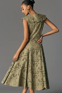 Lovaan Rhia A-Line Midi Dress