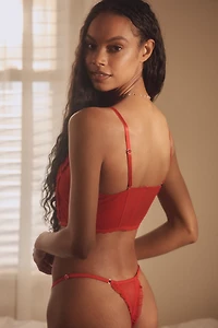Clo Intimo Plumetis Mesh Corset Bra