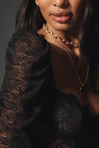 The Giselle Lace Bustier: Long-Sleeve Edition