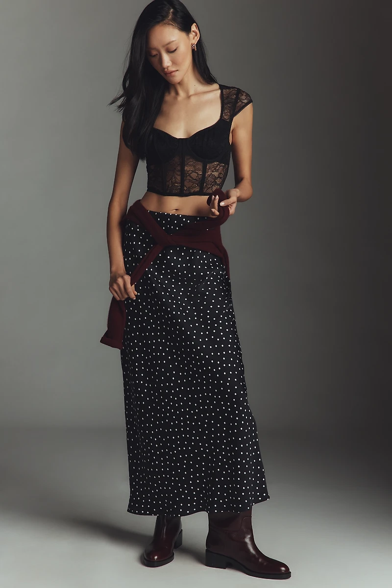 LyreBird Lace Corset Pullover Top