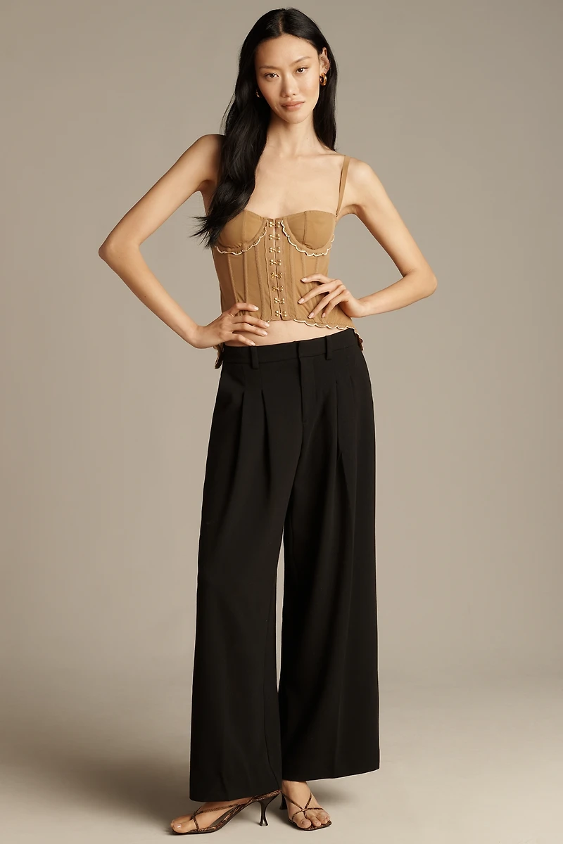 LyreBird Sheer Drop-Waist Corset