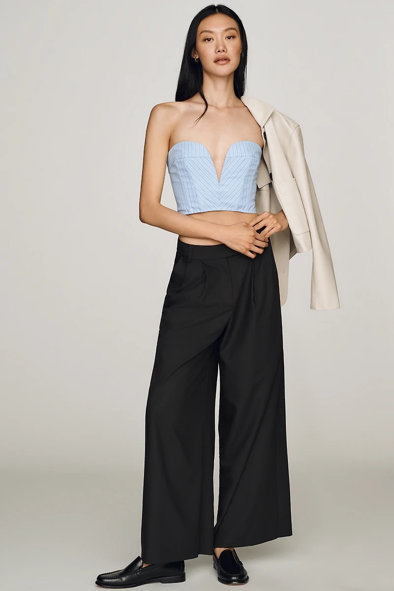 LyreBird Deep-V Strapless Corset