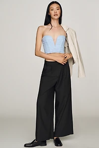LyreBird Deep-V Strapless Corset