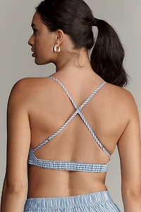 LyreBird Cotton Triangle Bralette