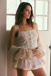 LyreBird Printed Cotton Rib Cami