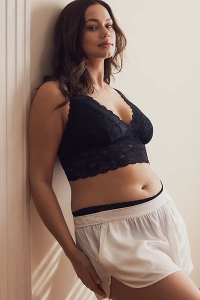 Cosabella Plus Plunge V-Neck Lace Bra