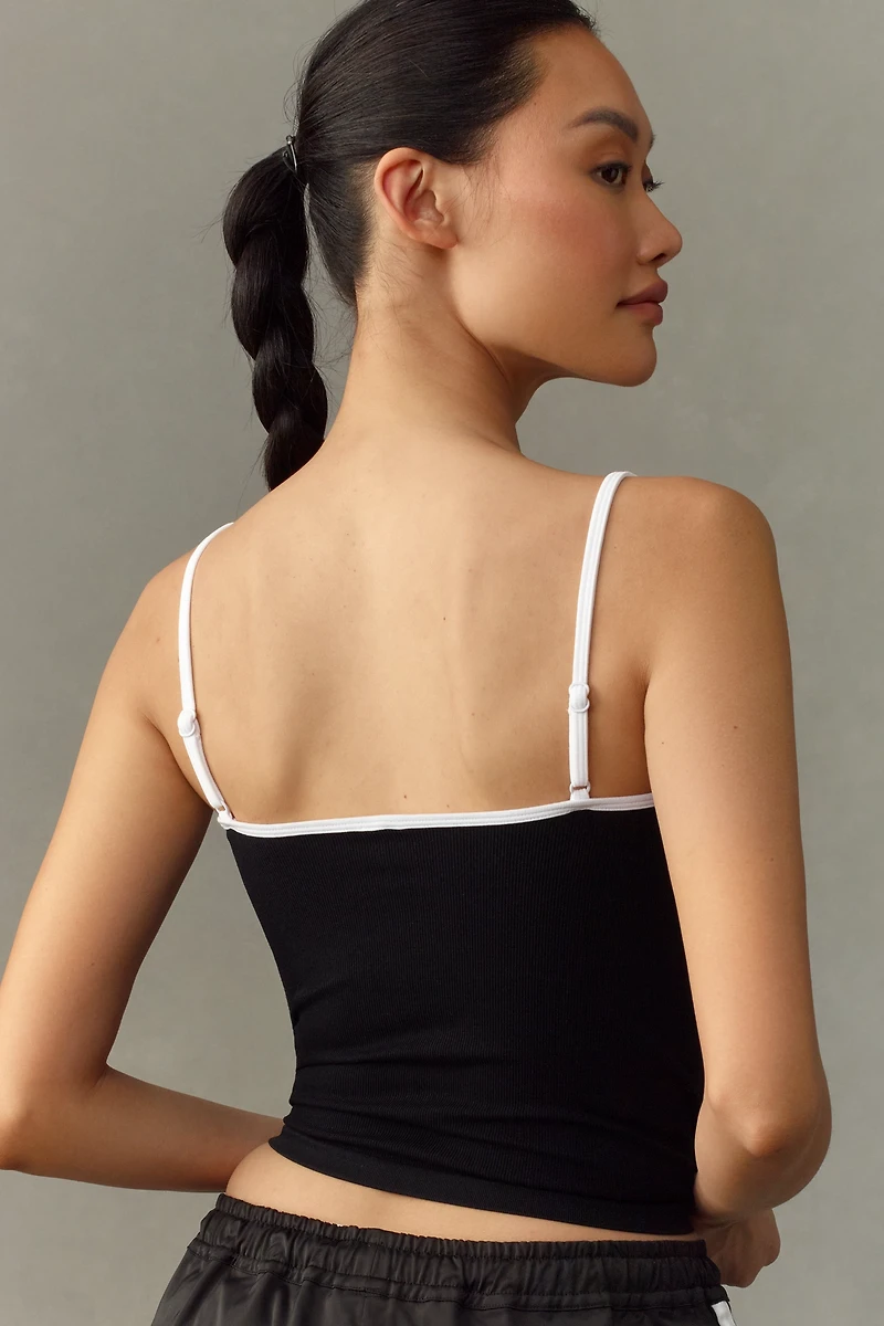 By Anthropologie Seamless Piped Trim Bralette