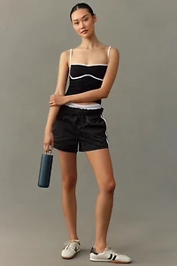 By Anthropologie Seamless Piped Trim Bralette
