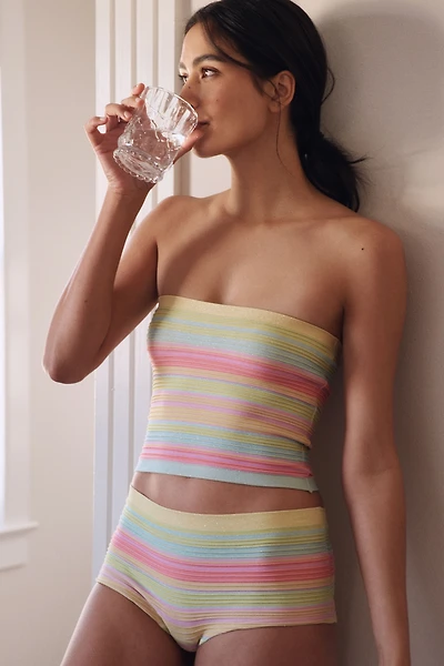 LyreBird Sparkle Stripe Tube Top