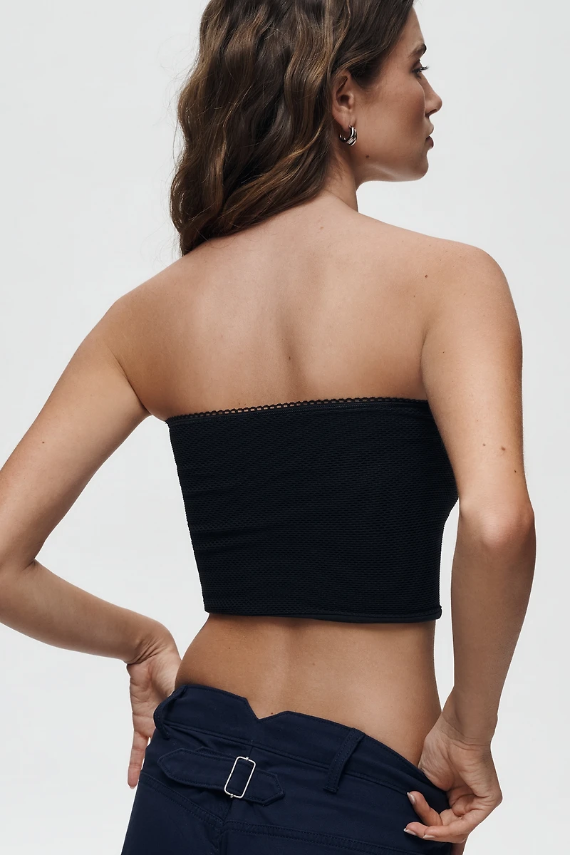 LyreBird Skin Seamless Crochet Bandeau