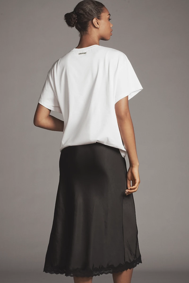 Love Stories Ann Twofer T-Shirt Slip Dress