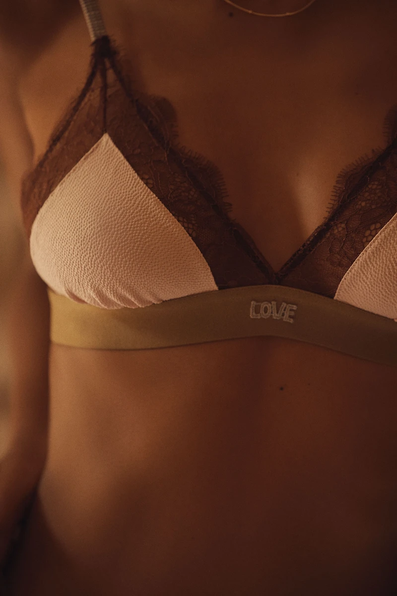 Love Stories Lace Triangle Bralette