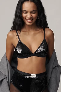 Love Stories Uma Sequin Triangle Bralette