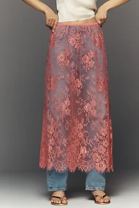 LyreBird Delicate Lace Maxi Skirt