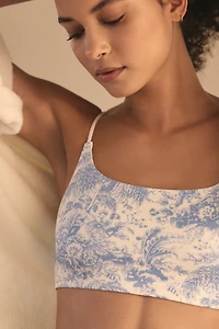 The LyreBird Skin Seamless Square-Neck Bra