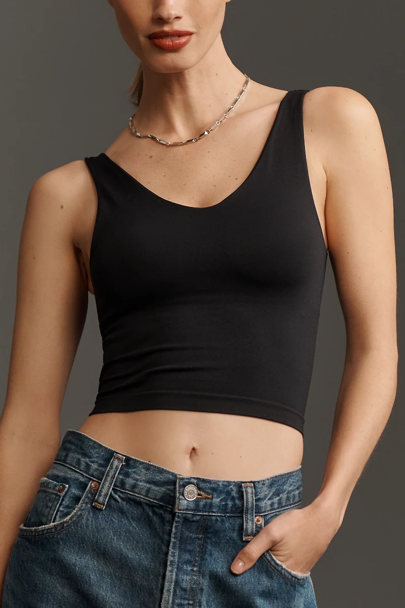The Renna Seamless Scoop-Neck Tank
