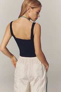 The Renna Seamless Square-Neck Tank