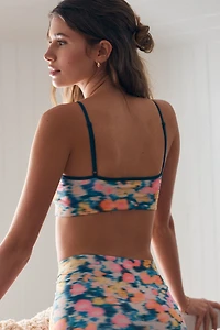 LyreBird Seamless Printed Renna Bra