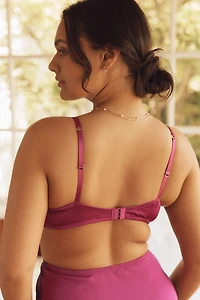 LyreBird Satin Mesh Underwire Bra