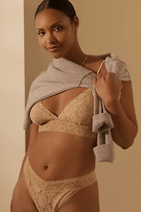 By Anthropologie Lace Triangle Bra