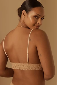 By Anthropologie Lace Triangle Bra