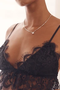 By Anthropologie Ruffle Lace Bra