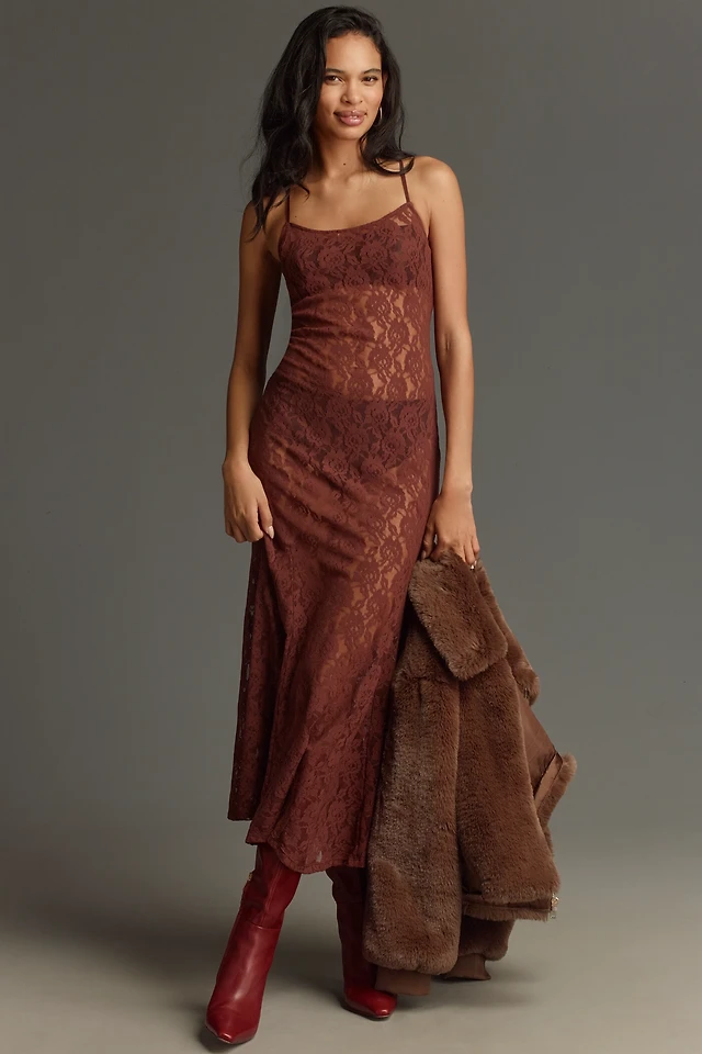chinese dress ladies AZZURRA ROSE PINK LACE GODET GOWN – Dress Rentals by Neish main image 0