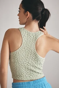 By Anthropologie Textured Racerback Tank