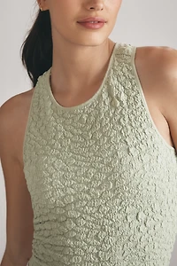 By Anthropologie Textured Racerback Tank