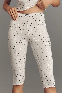 LyreBird Pointelle Capri Pants
