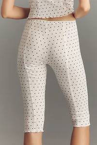LyreBird Pointelle Capri Pants