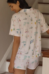 Z Supply Court Sports Pajama Top