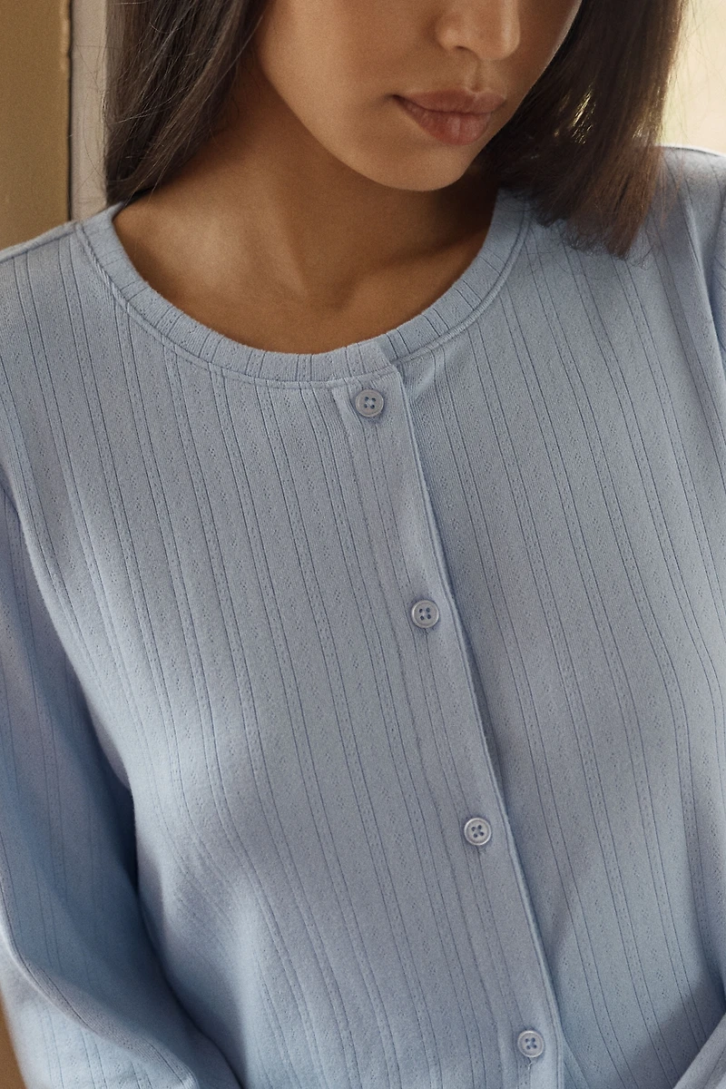 Z Supply Lovely Pointelle Top