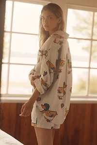 By Anthropologie Oversized Pajama Shirt