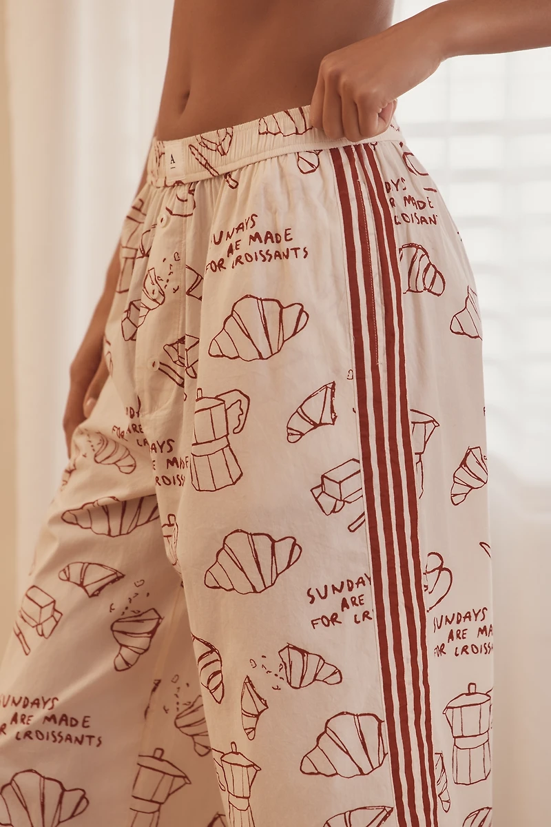 dduende studio x Anthropologie Café Boxer Pants