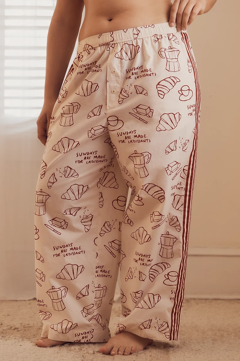 dduende studio x Anthropologie Café Boxer Pants