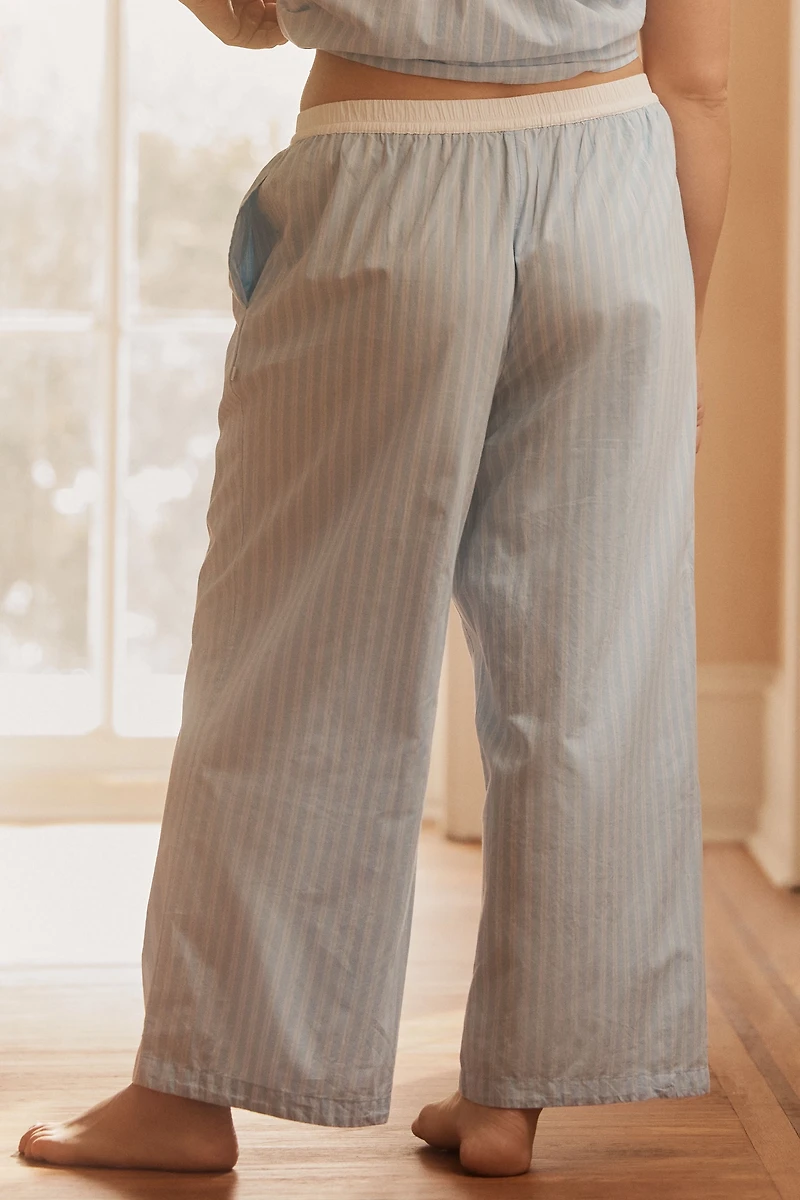 LyreBird Cotton Contrast Waistband Pajama Pants