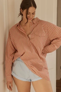 LyreBird Long-Sleeve Popover Shirt